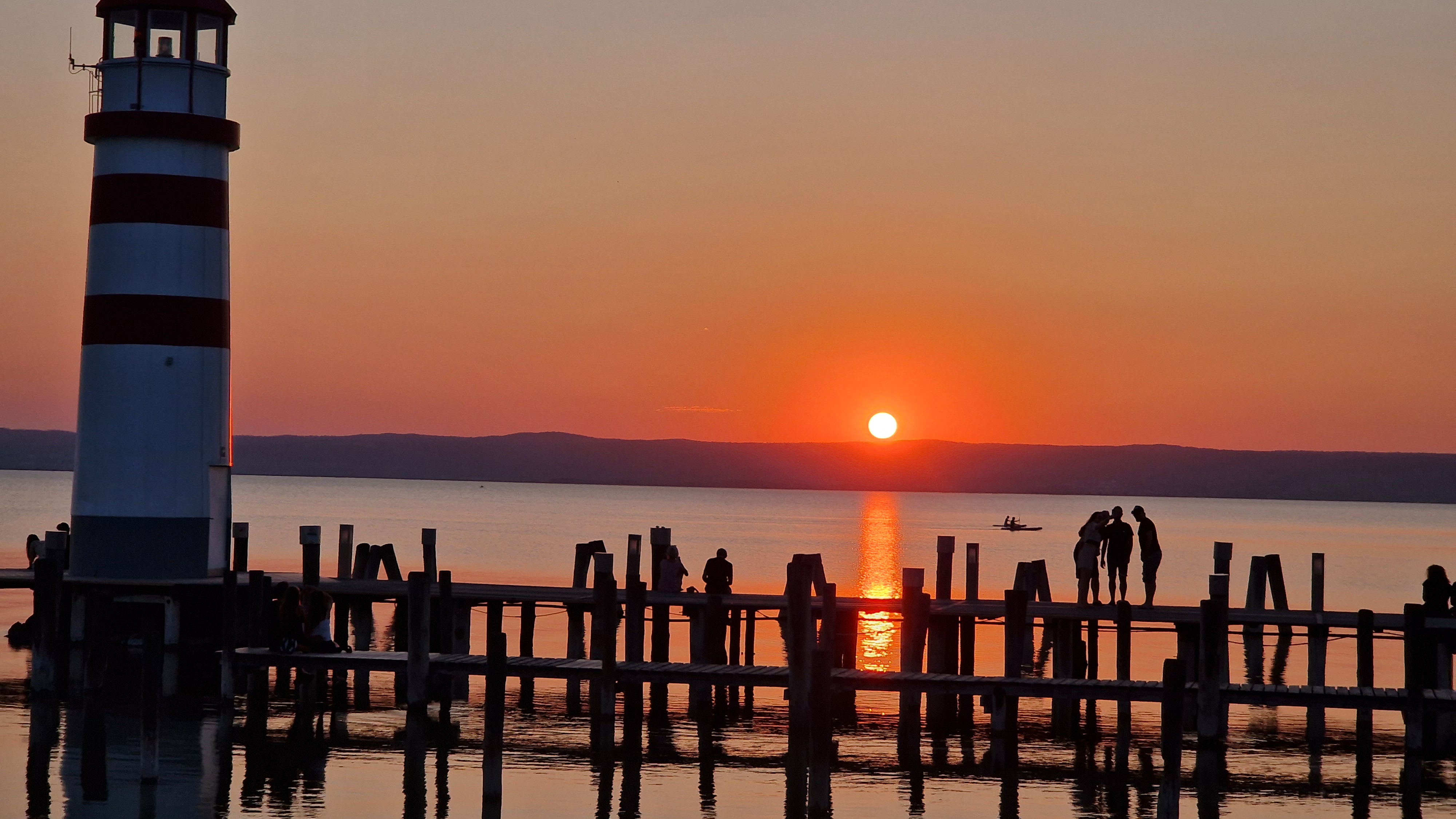 Sonnenuntergang am Neusiedler See
