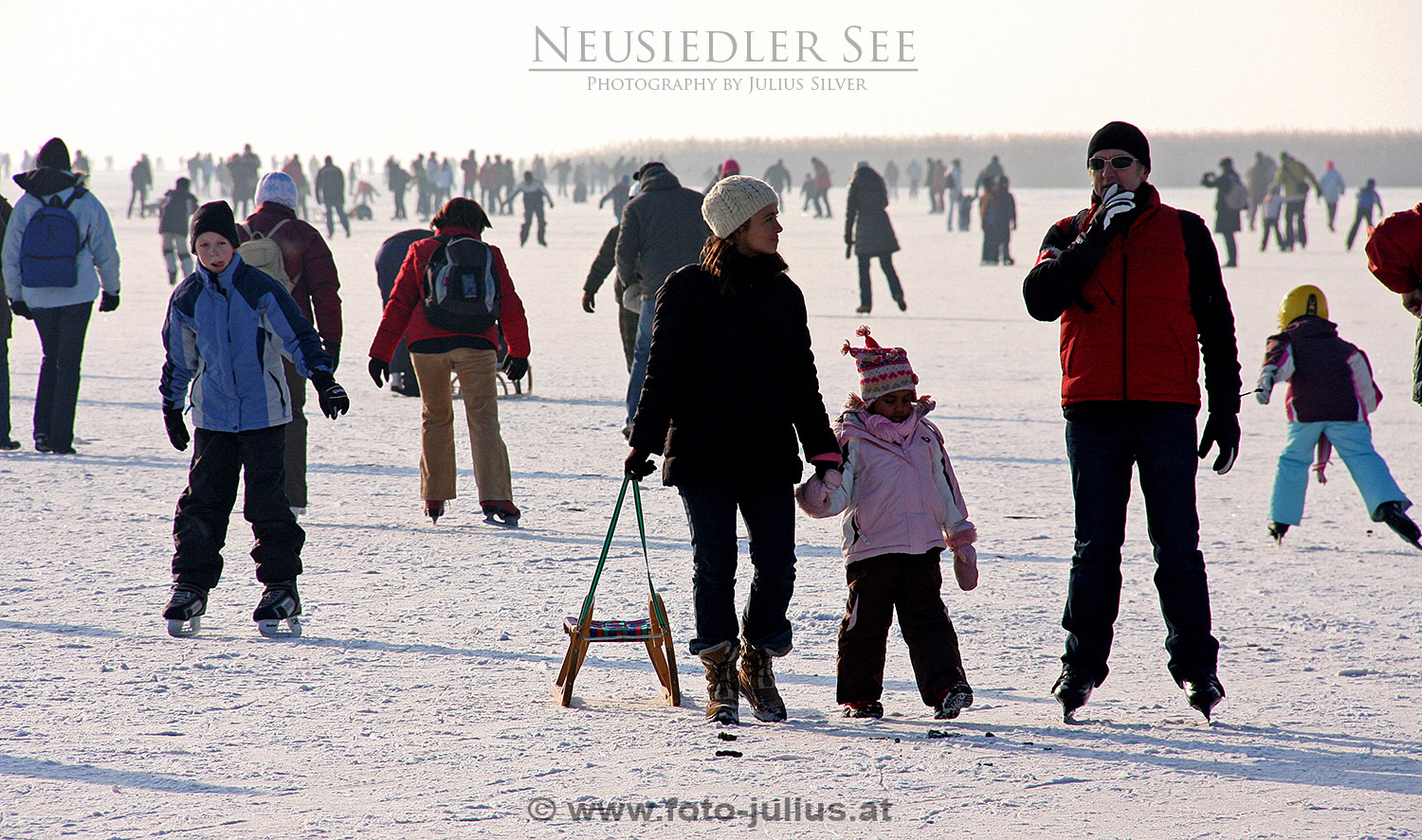 Eislaufen im Winter