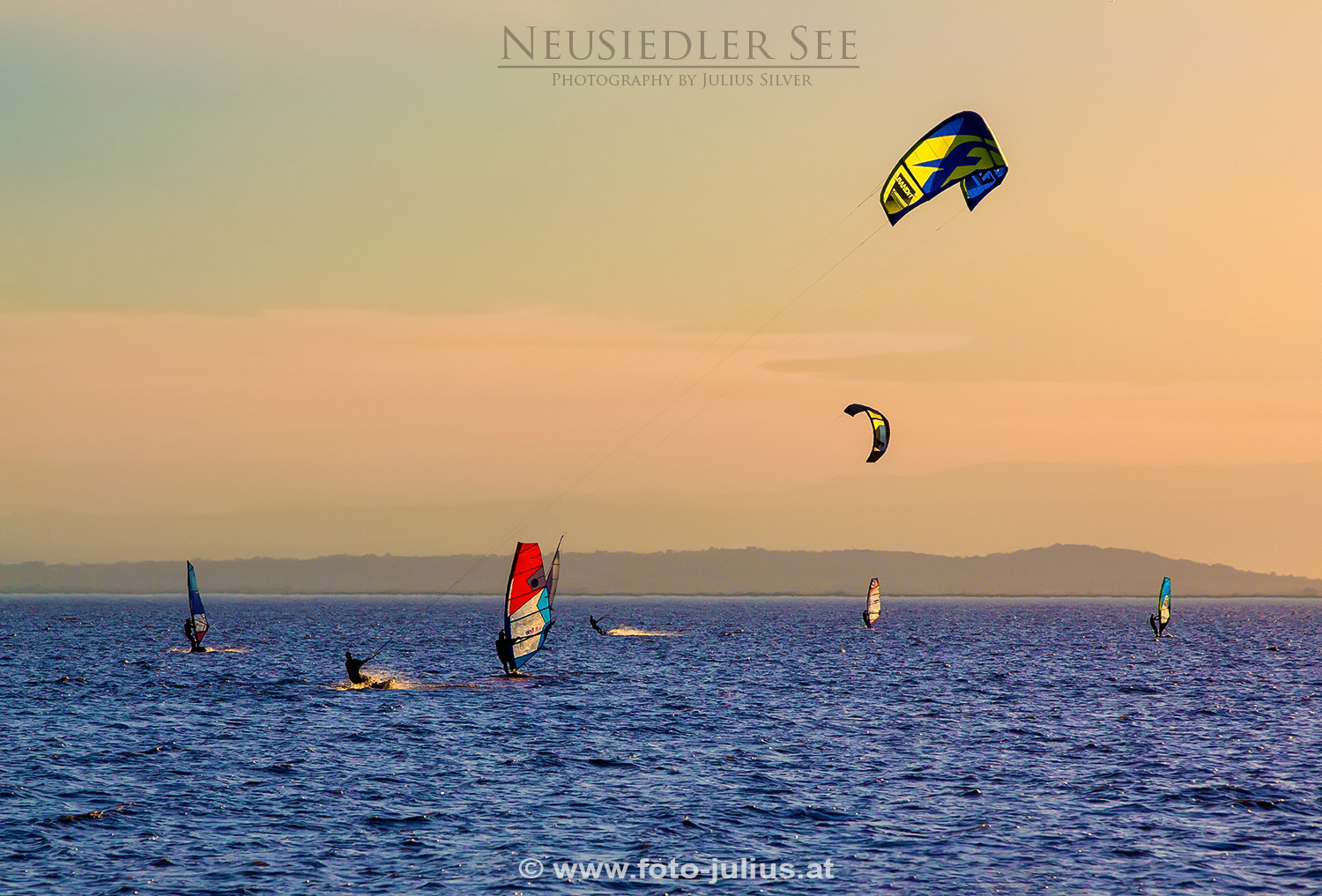 Surfen auf dem See